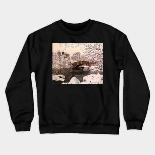 Snow in Central Park Crewneck Sweatshirt